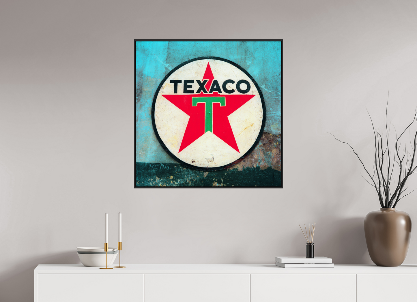 Texaco Sign Cuba