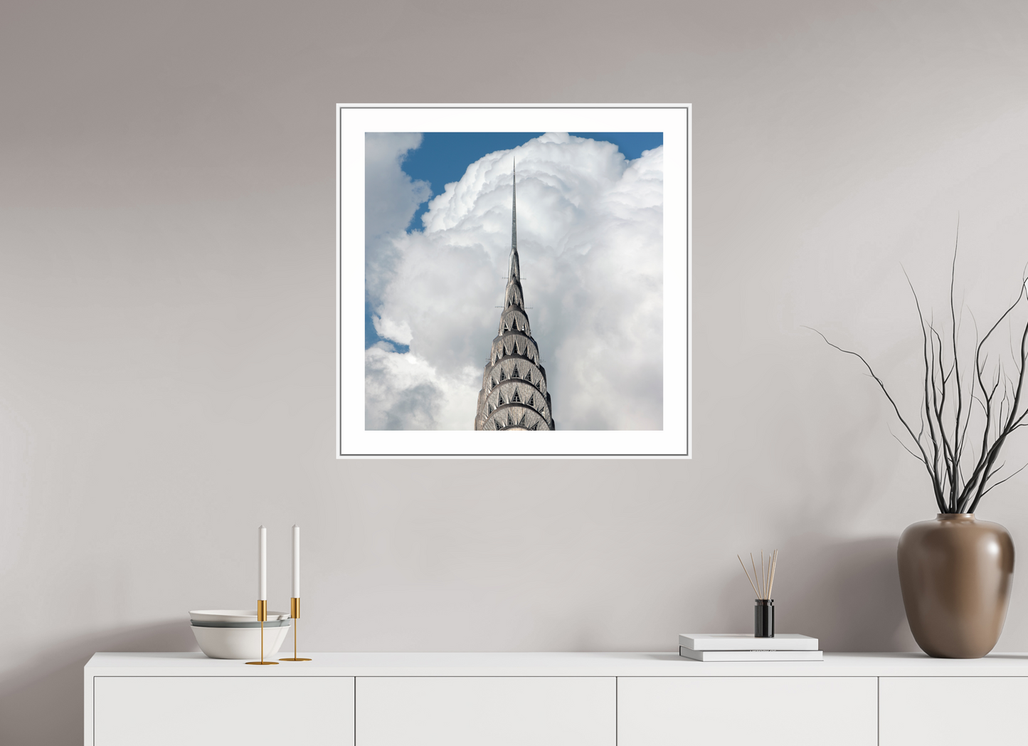 Chrysler Building with Clouds