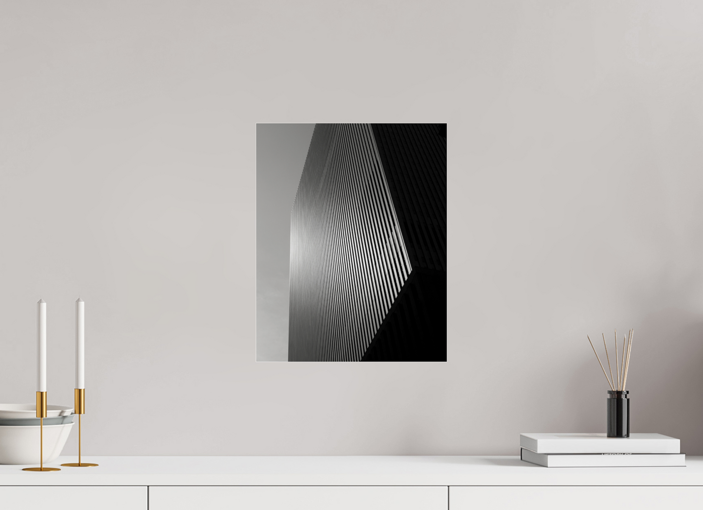 12 x 15″, Frameless Acrylic Glass Architectural Facade