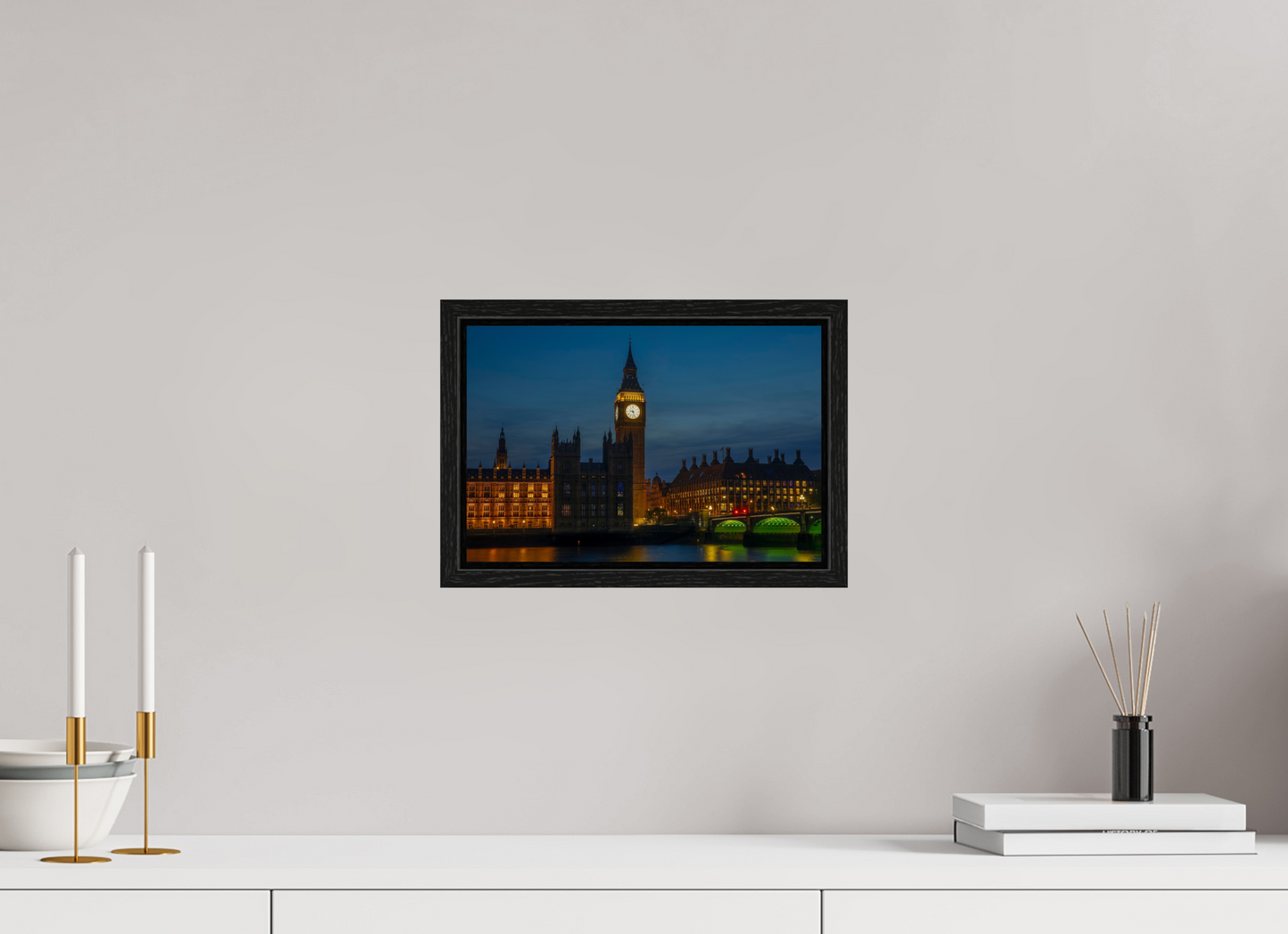 12 x 8″, Floater Frame Big Ben