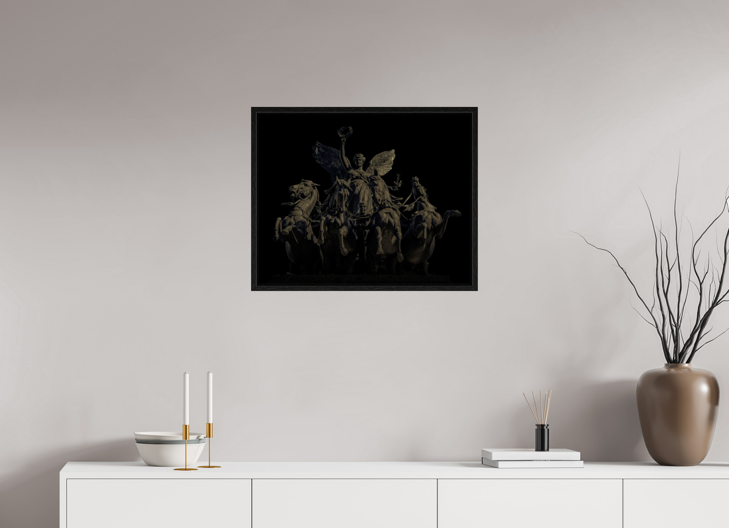 25 x 20″, Floater Frame Wellington Arch