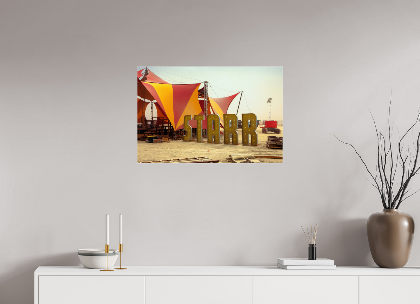 30 x 20″, Frameless Acrylic Glass Starr