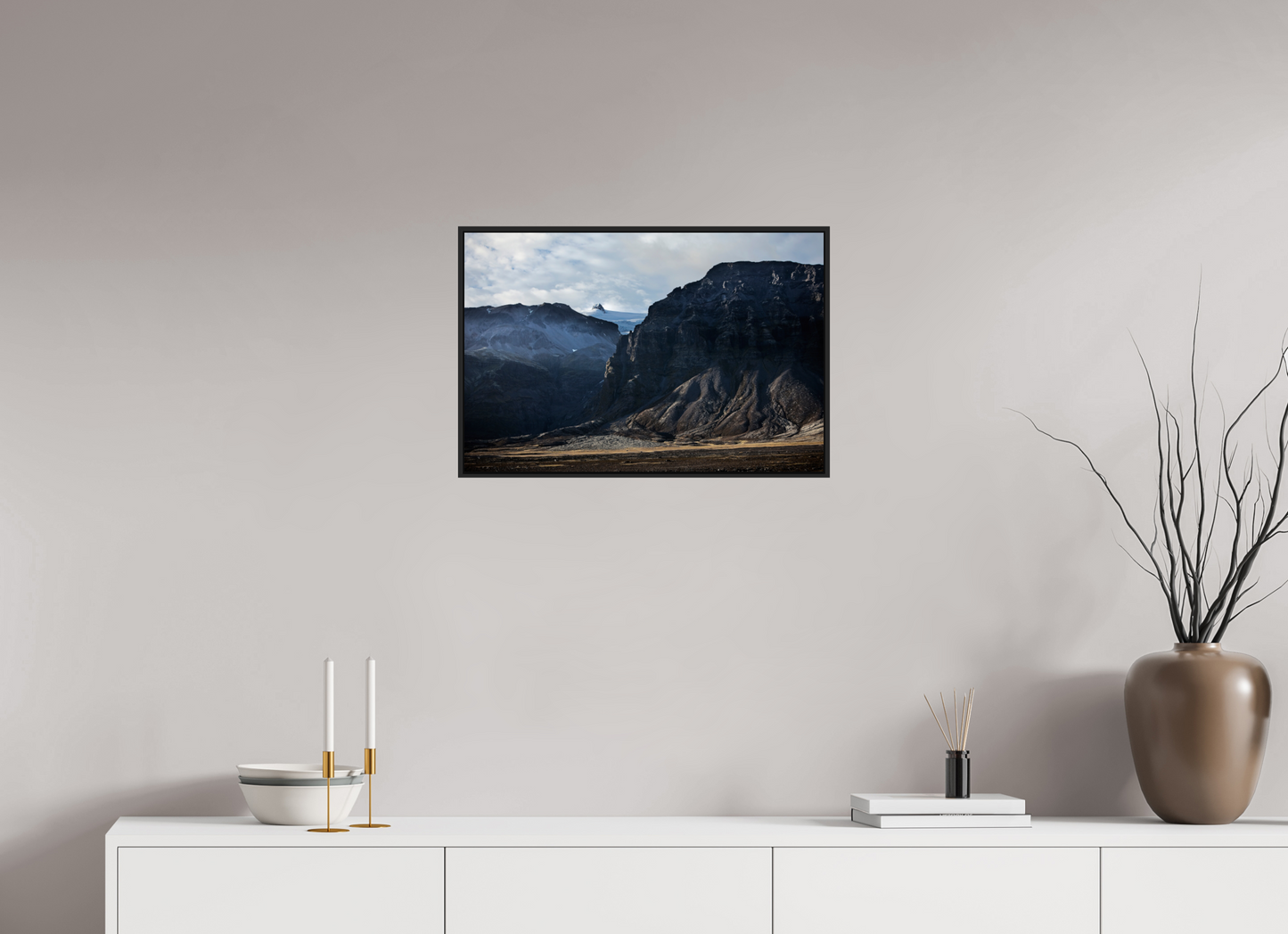 Iceland Black Mountains