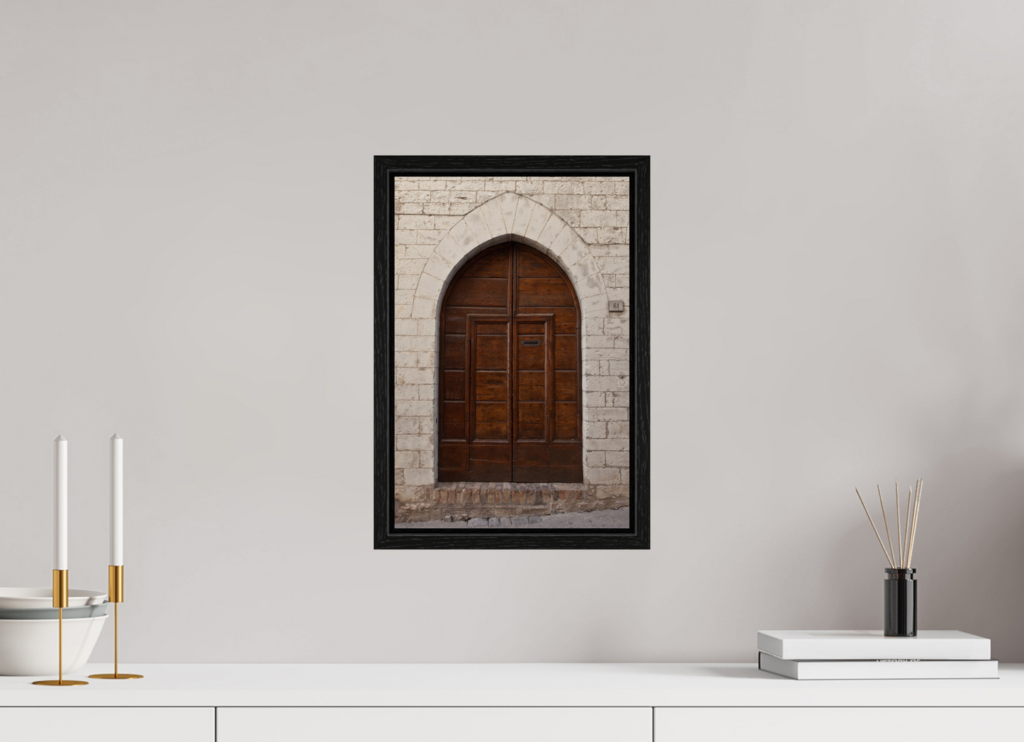 10 x 15″, Floater Frame Umbrian Door
