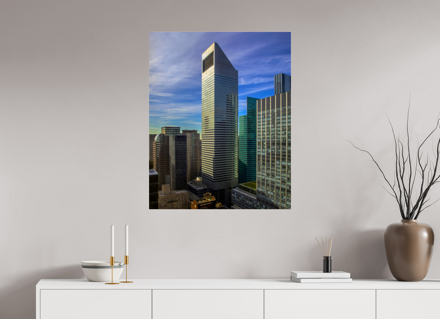 28 x 35″, Frameless Acrylic Glass CitiCorp Tower