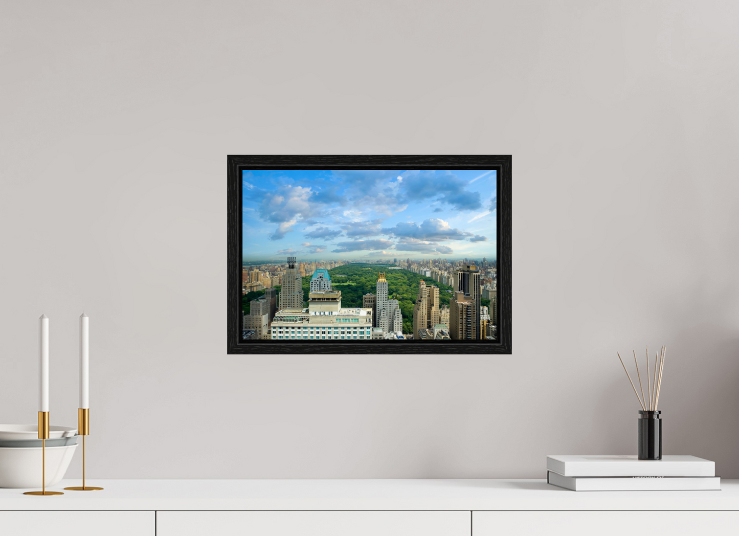 15 x 10″, Floater Frame Central Park