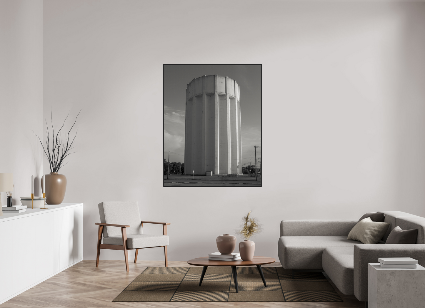 Ribbed Water Tower Kansas