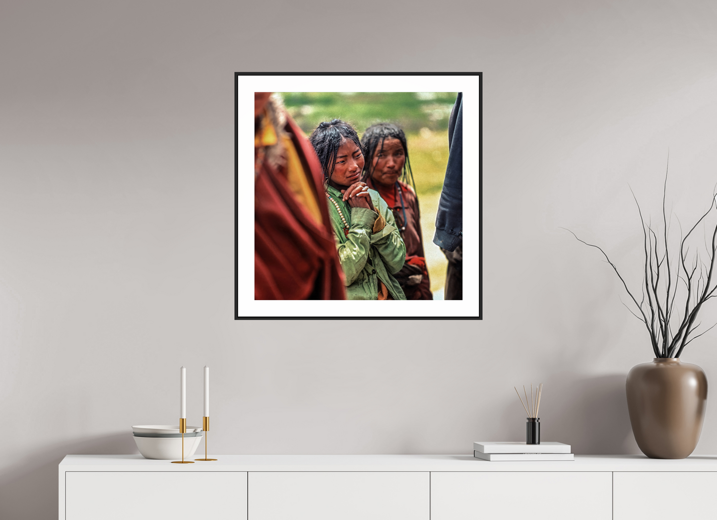 Tibetan Girl in Green Jacket