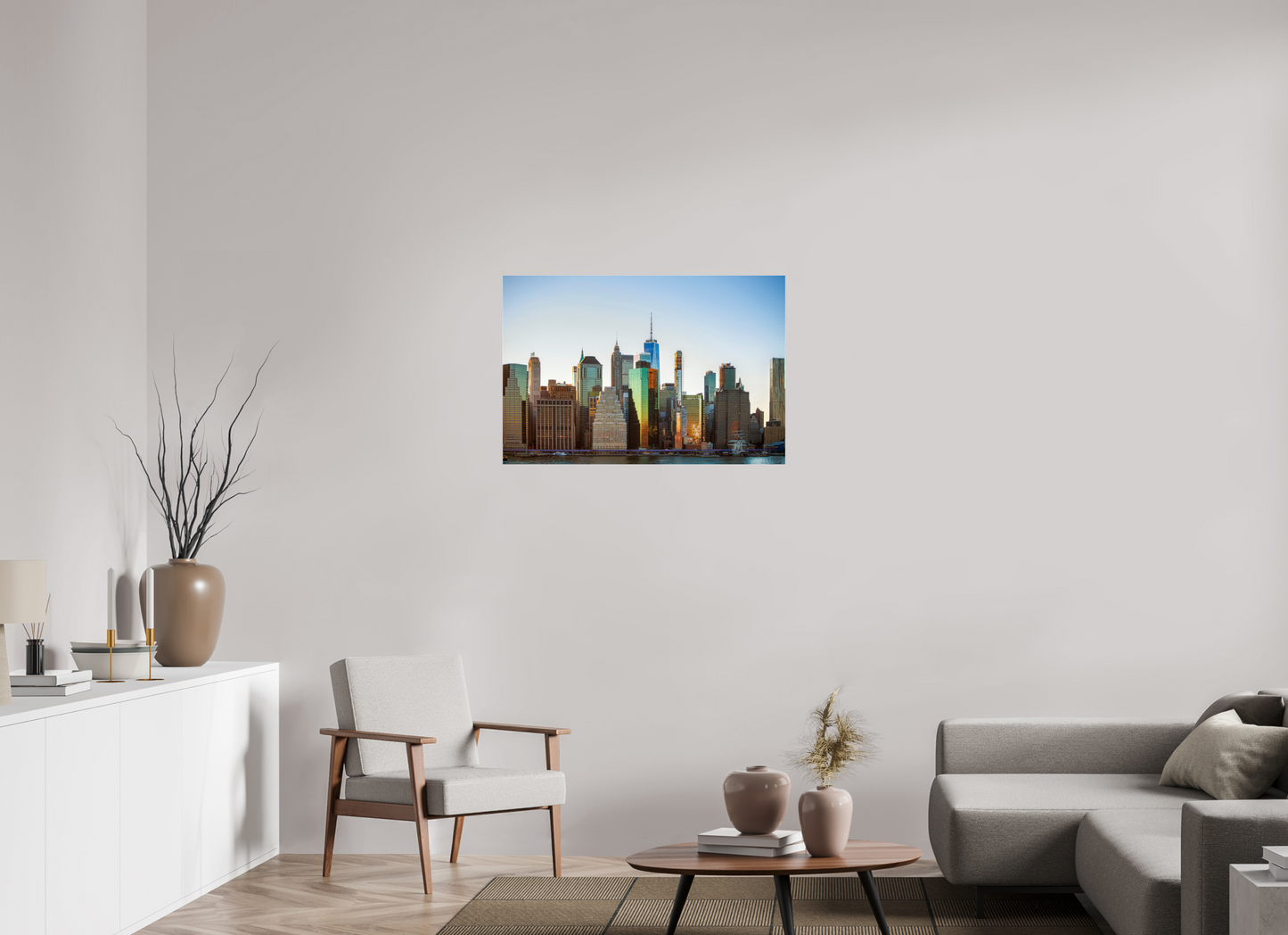 36 x 24″, Frameless Acrylic Glass Lower Manhattan