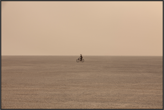 Burning Man - Woman on Bike