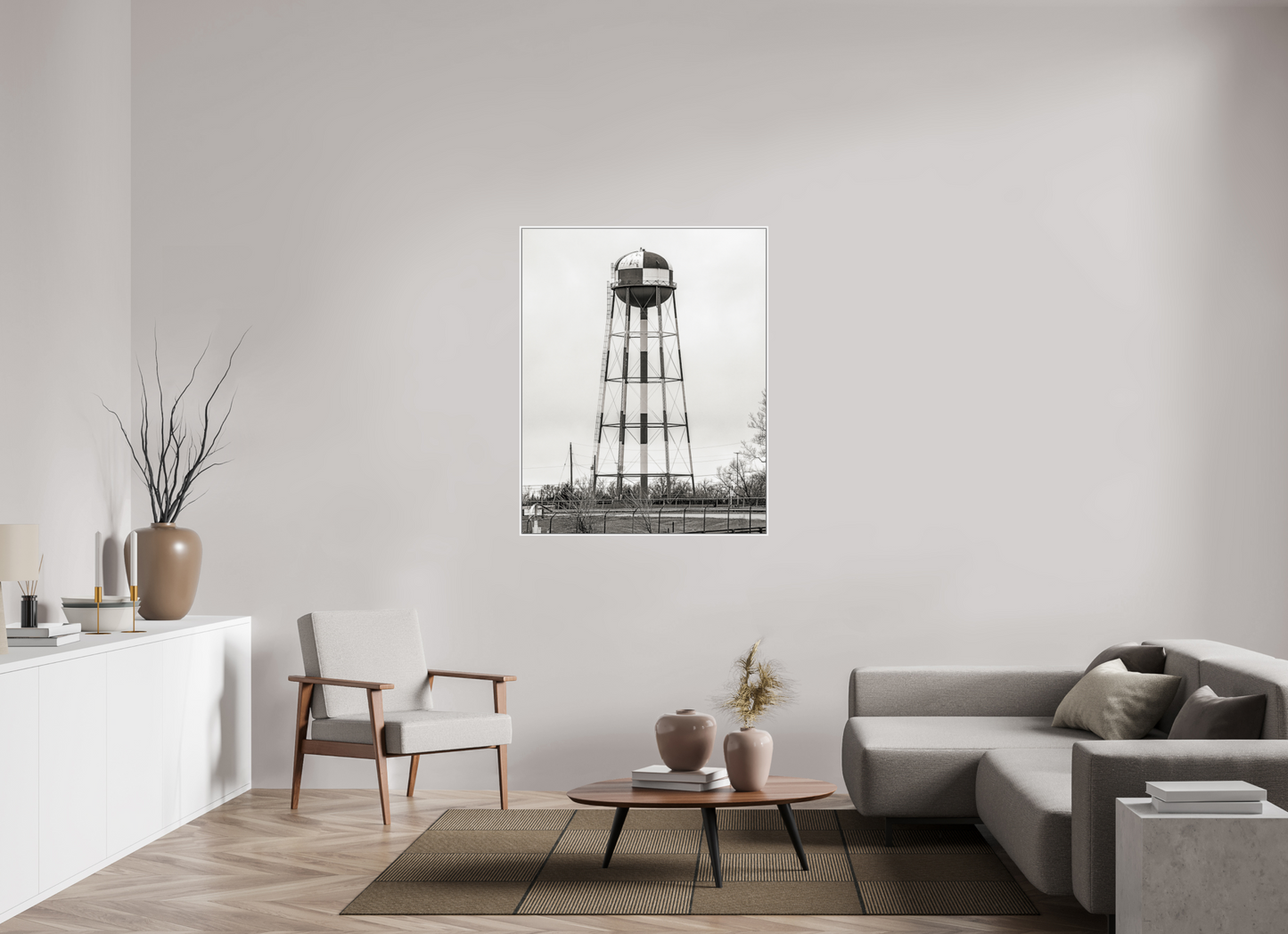 Checkered Water Tower