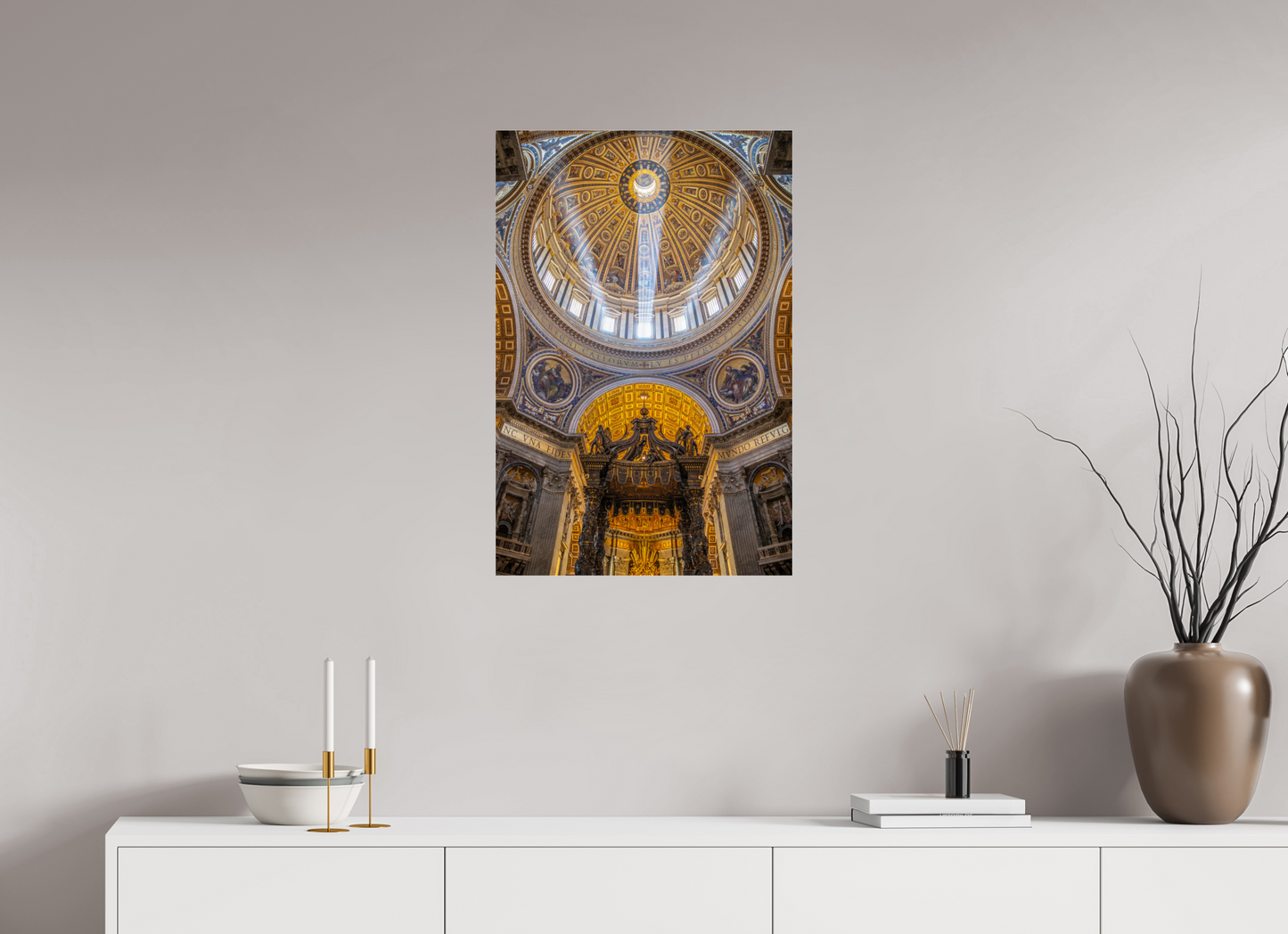 20 x 30″, Frameless Acrylic Glass The Vatican Basilica