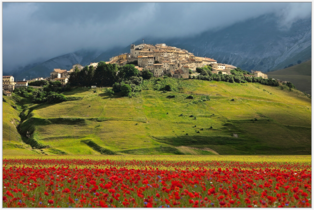 Castelucci, Umbrian Landscape