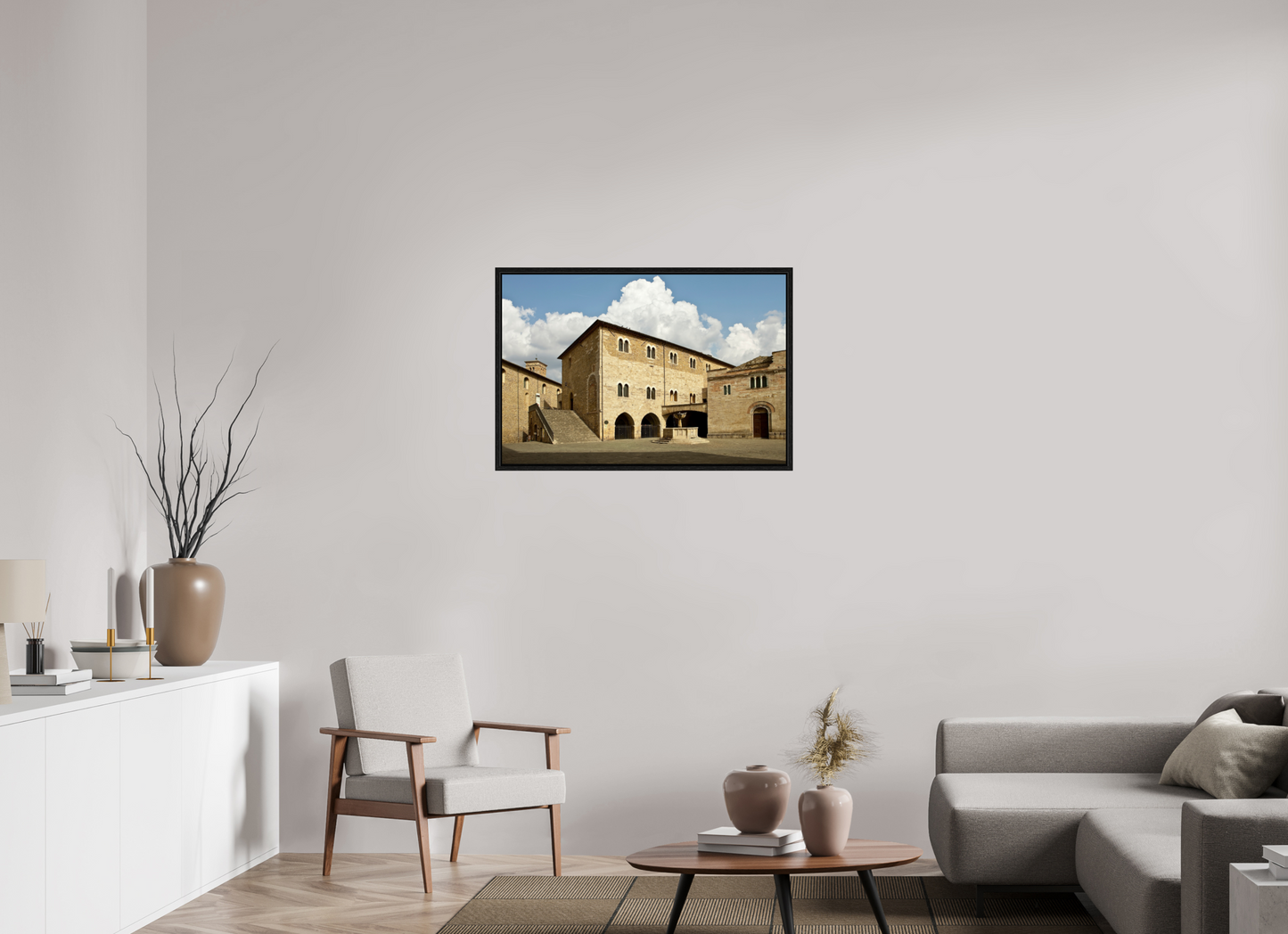 36 x 24″, Floater Frame Romanesque Church of San Silvestro