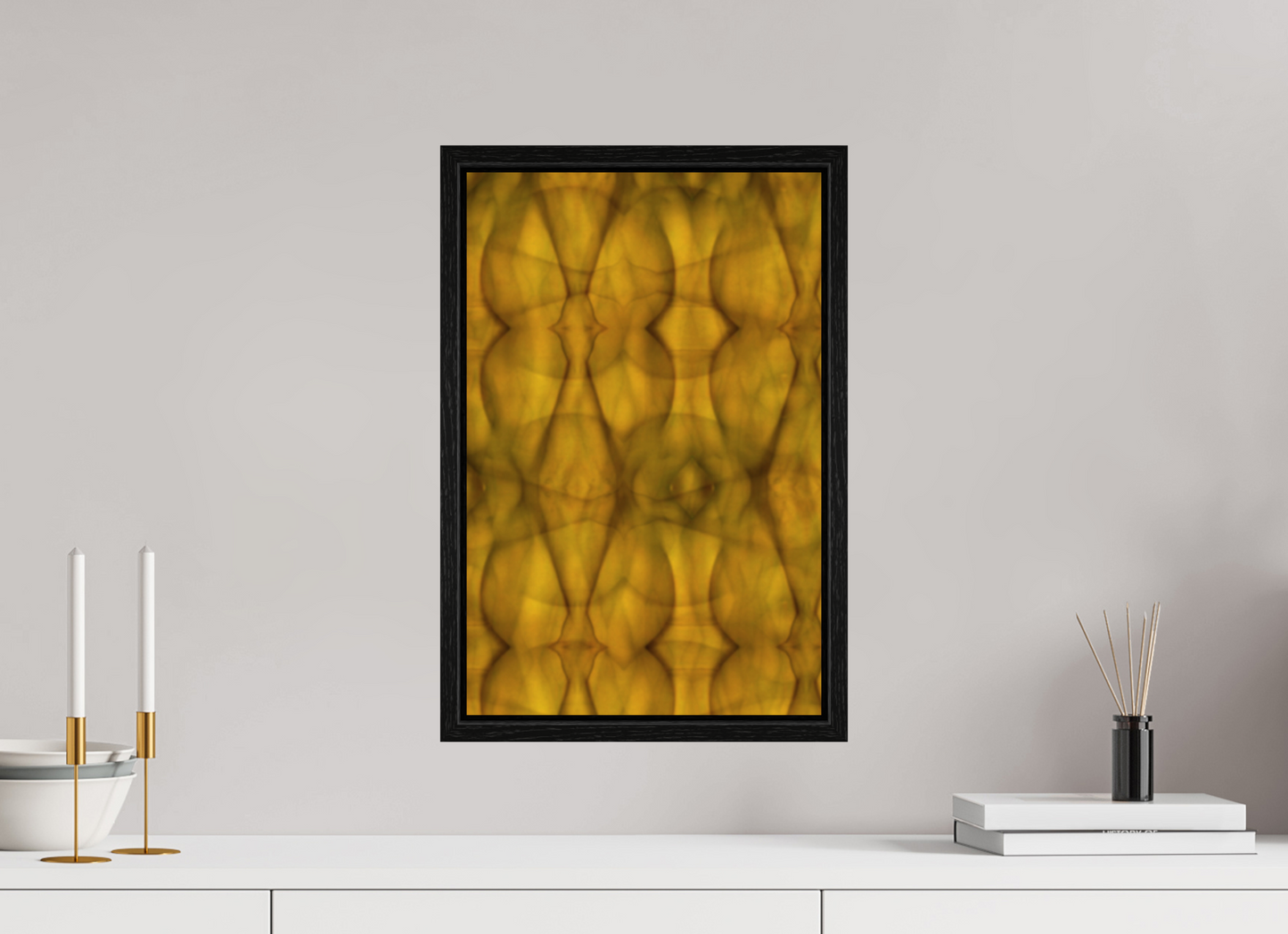 12 x 18.4″, Floater Frame Abstract No. 73