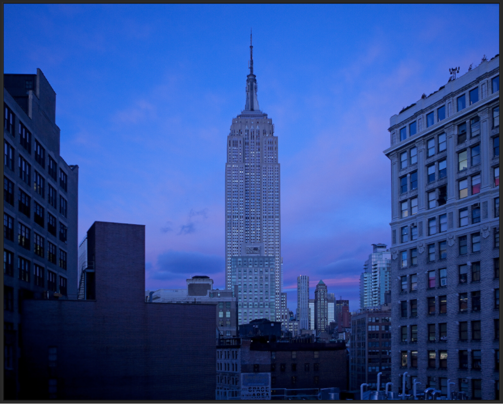 The Empire State Building at Dusk