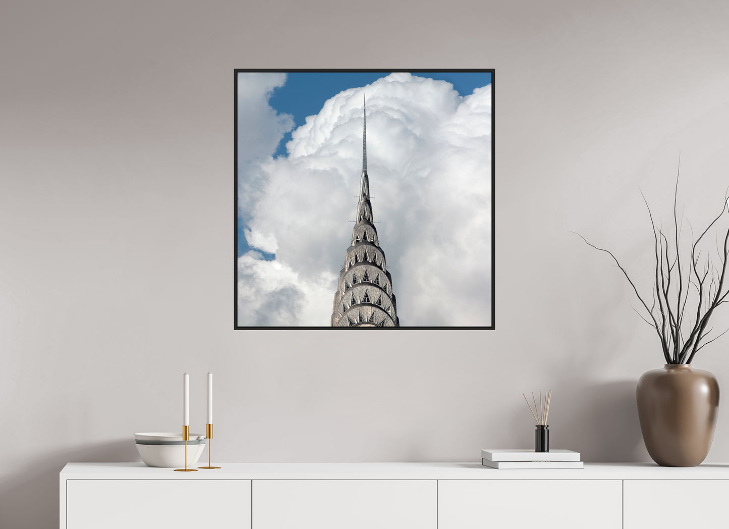 Chrysler Building with Clouds