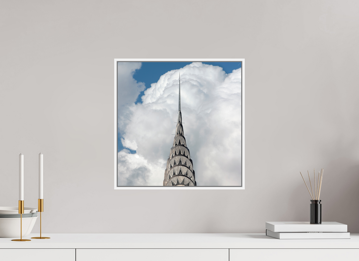 Chrysler Building with Clouds