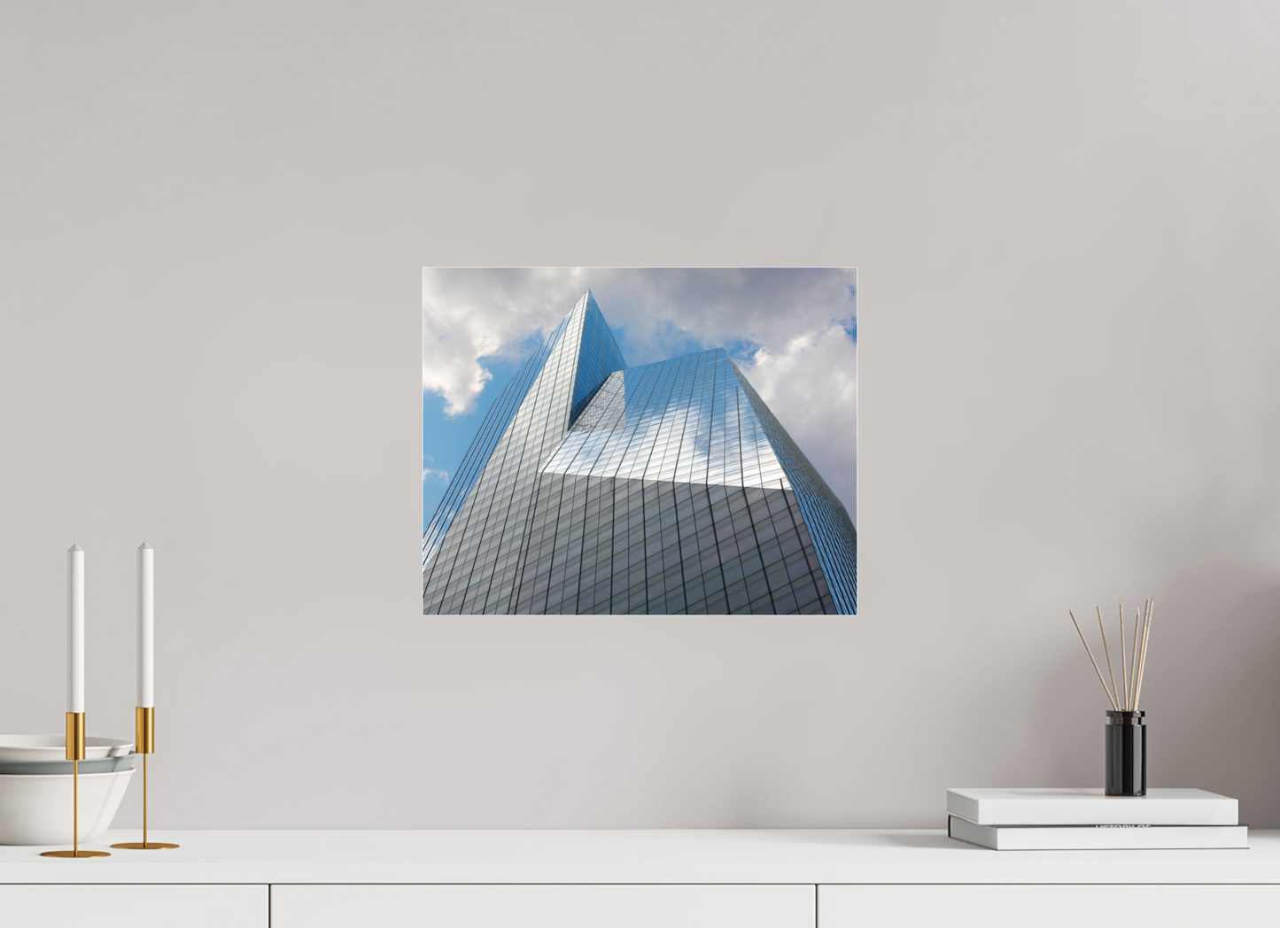 15 x 12″, Frameless Acrylic Glass Bank of America Tower