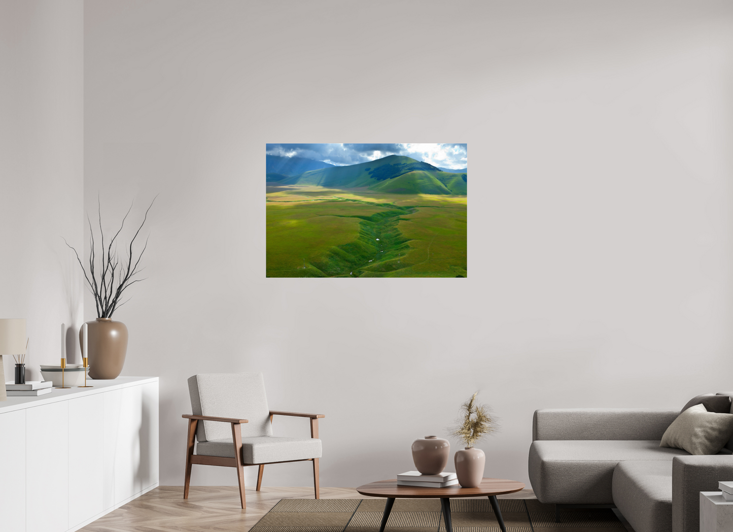45 x 30″, Frameless Acrylic Glass Semplicemente Umbria