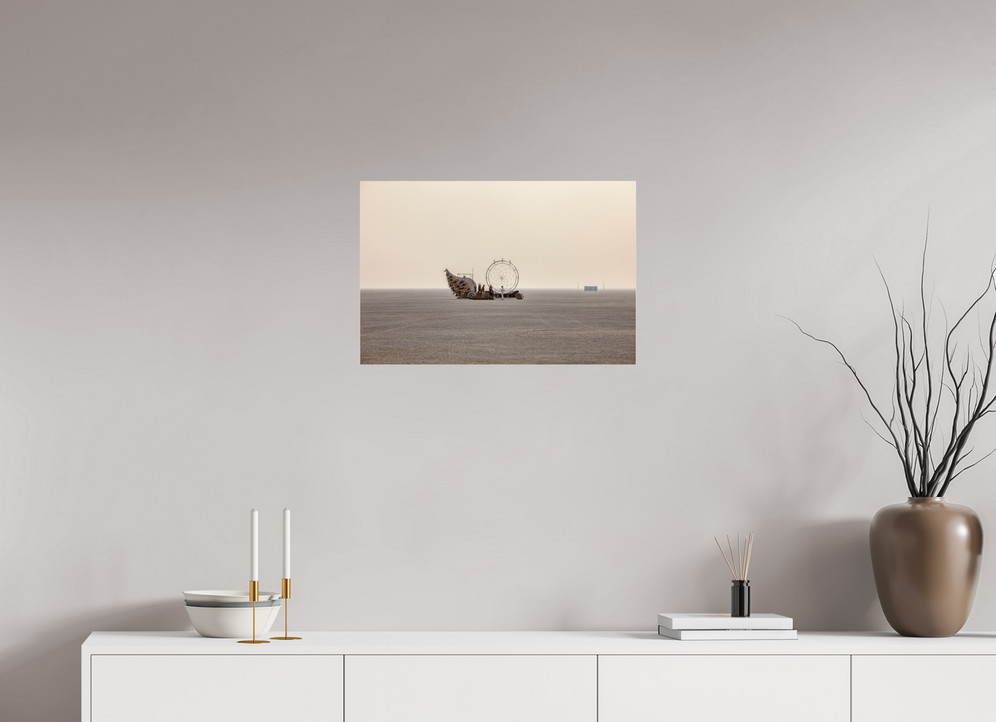 24 x 16″, Frameless Acrylic Glass Burning Man