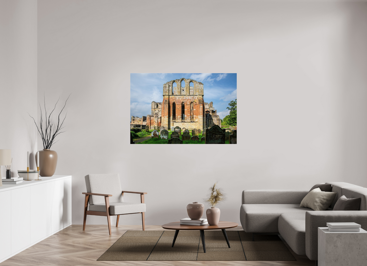 60 x 40″, Frameless Acrylic Glass Ruins of Cathedral of Saint Andrew