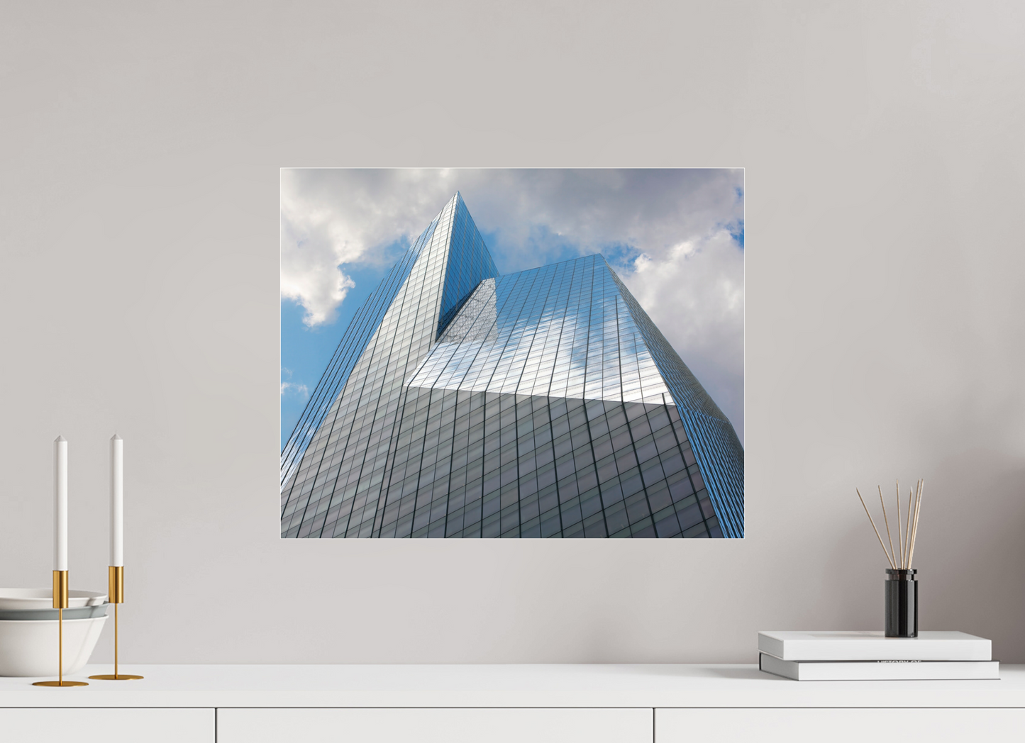 20 x 16″, Frameless Acrylic Glass Bank of America Tower