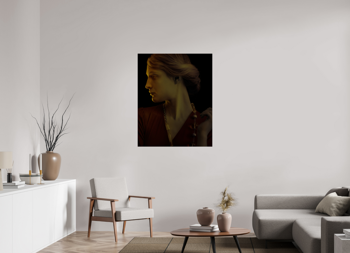 35 x 43.7″, Frameless Acrylic Glass Amanda