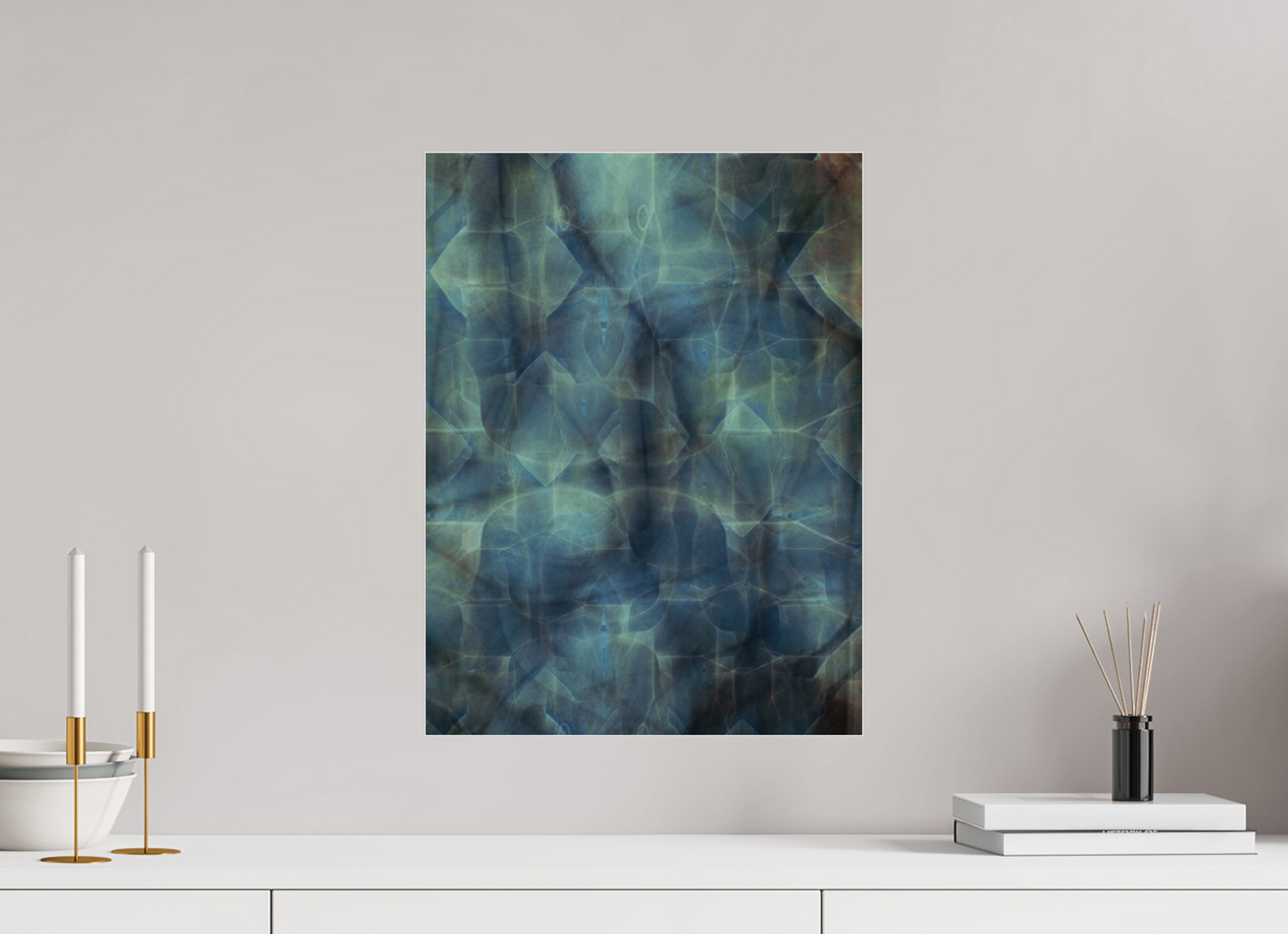 15 x 20″, Frameless Acrylic Glass Abstract No 308
