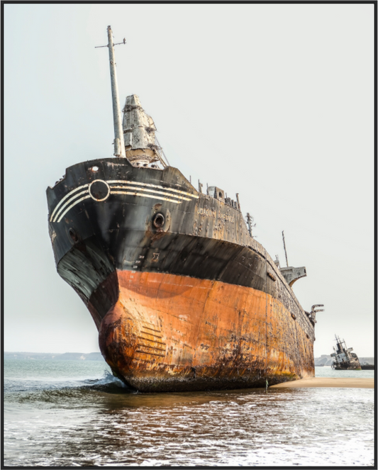 Grounded Ship Angola