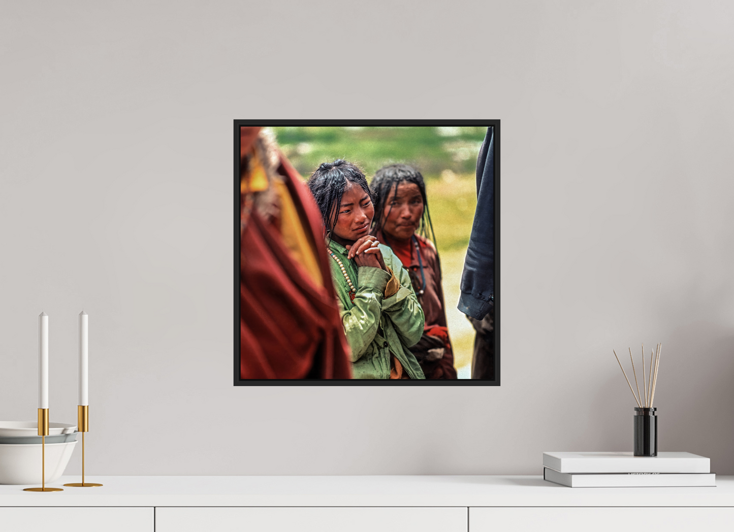 Tibetan Girl in Green Jacket