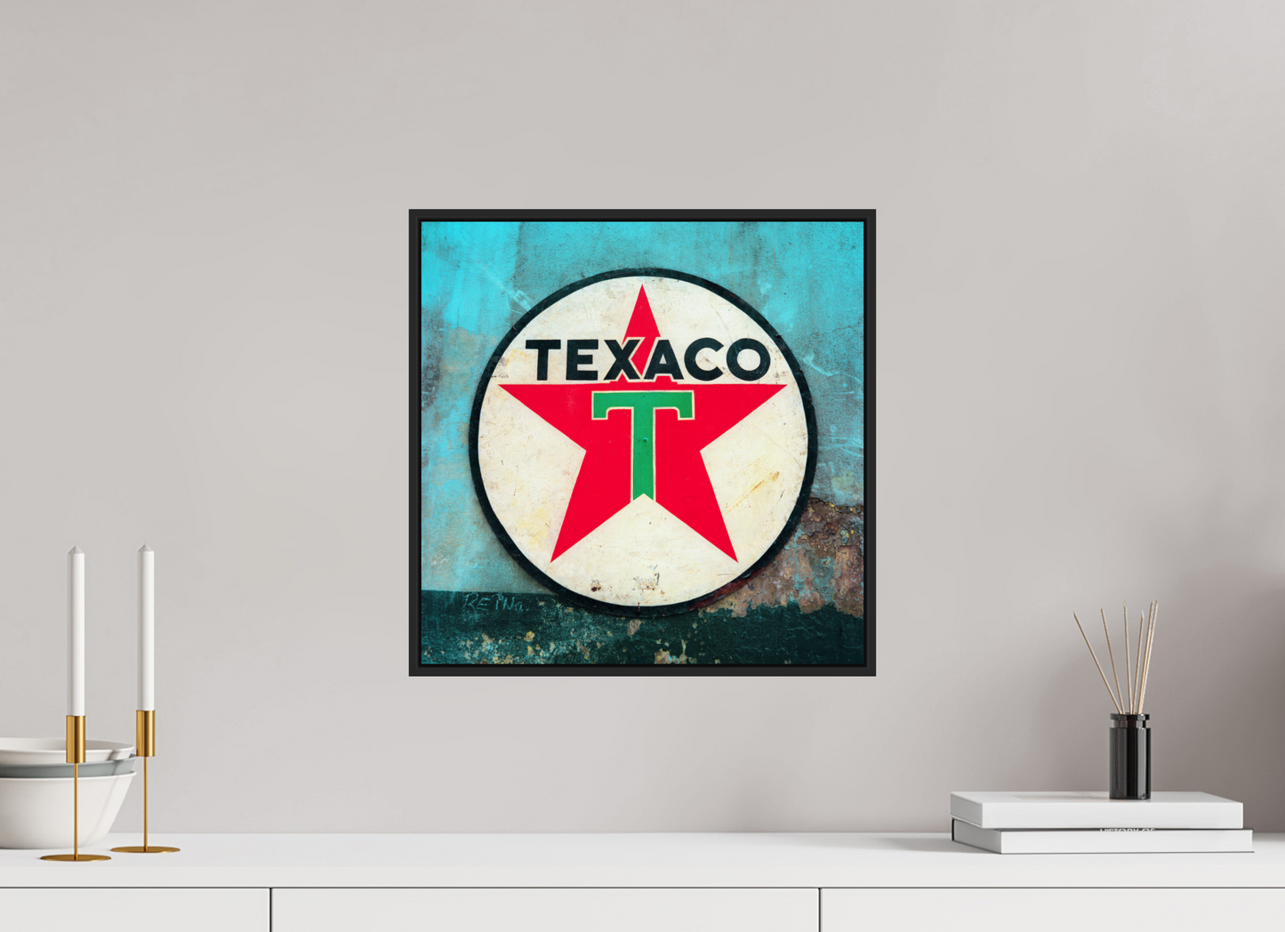 Texaco Sign Cuba