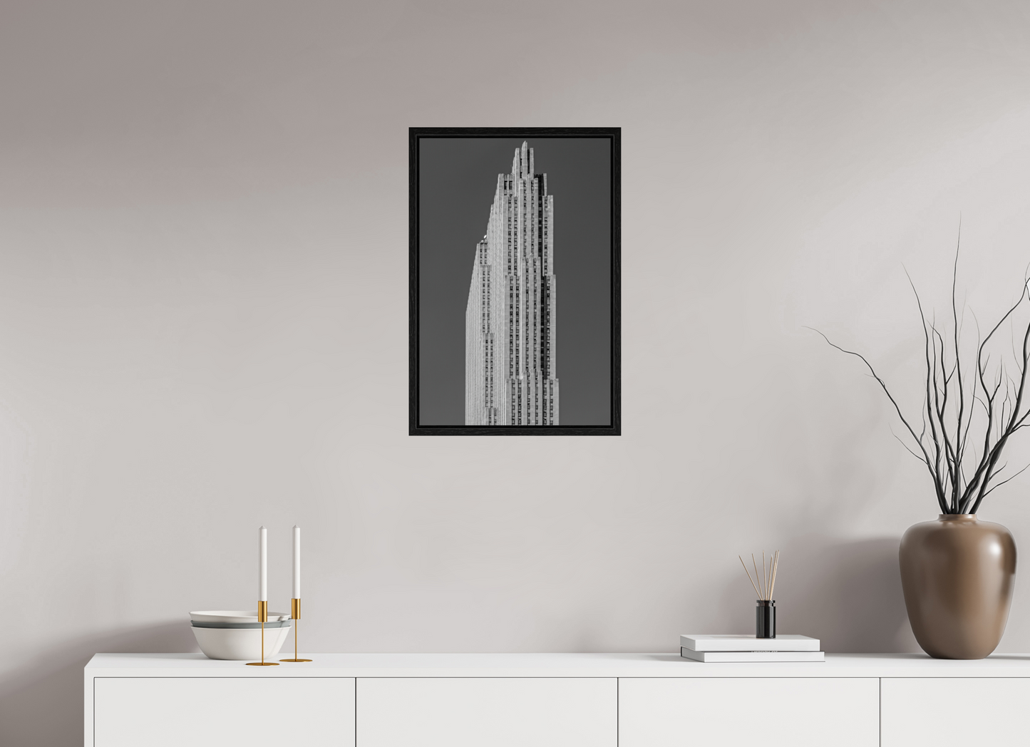 16 x 24″, Floater Frame Rockefeller Center