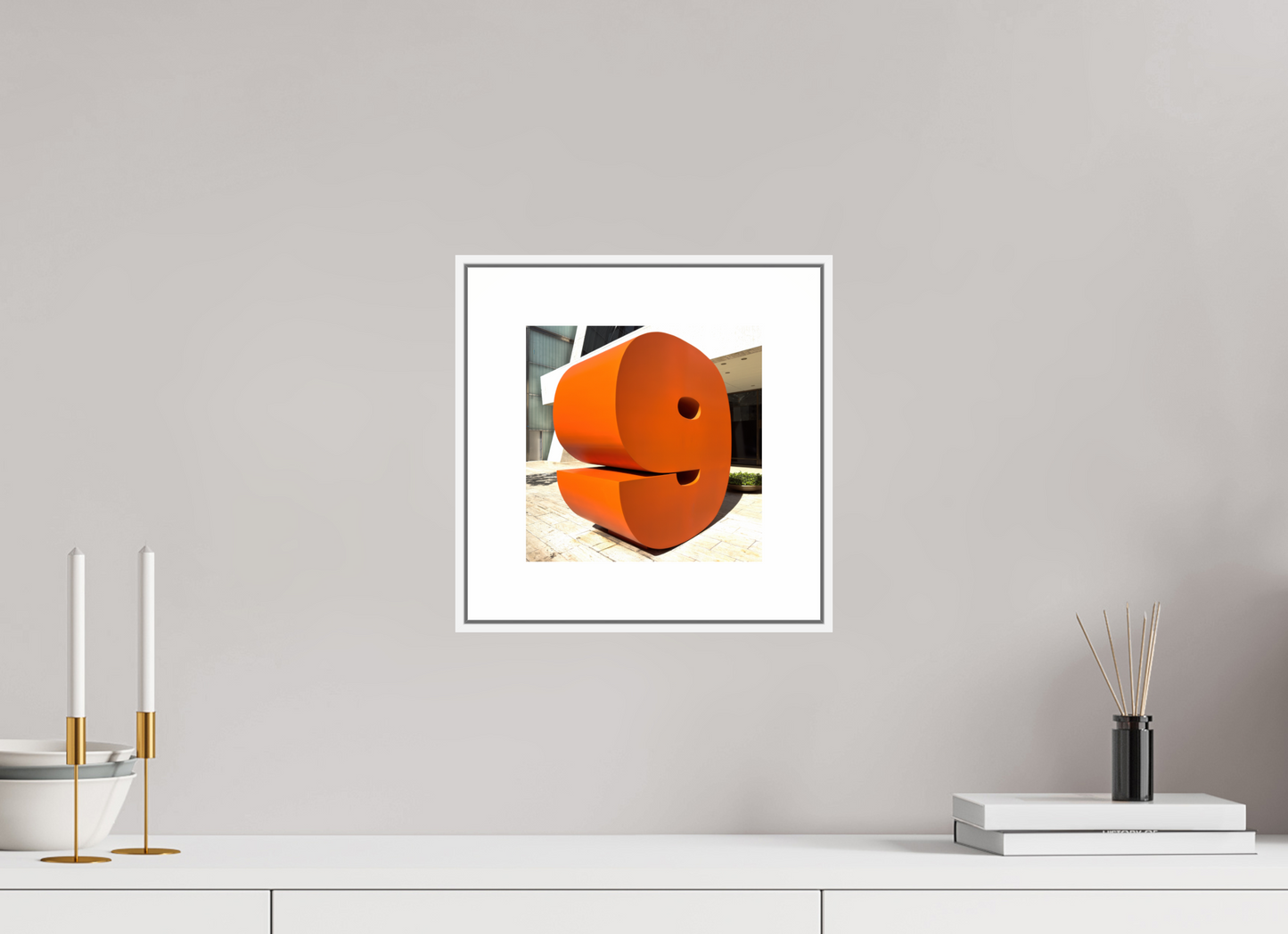 8 x 8″, White Matte Frame Number 9