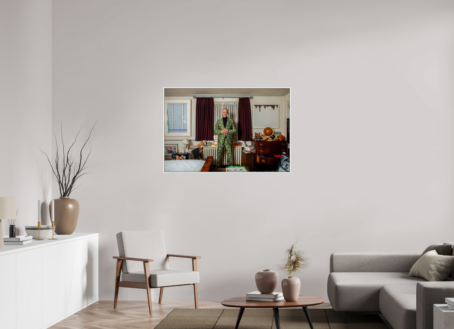 John Waters in his Bedroom