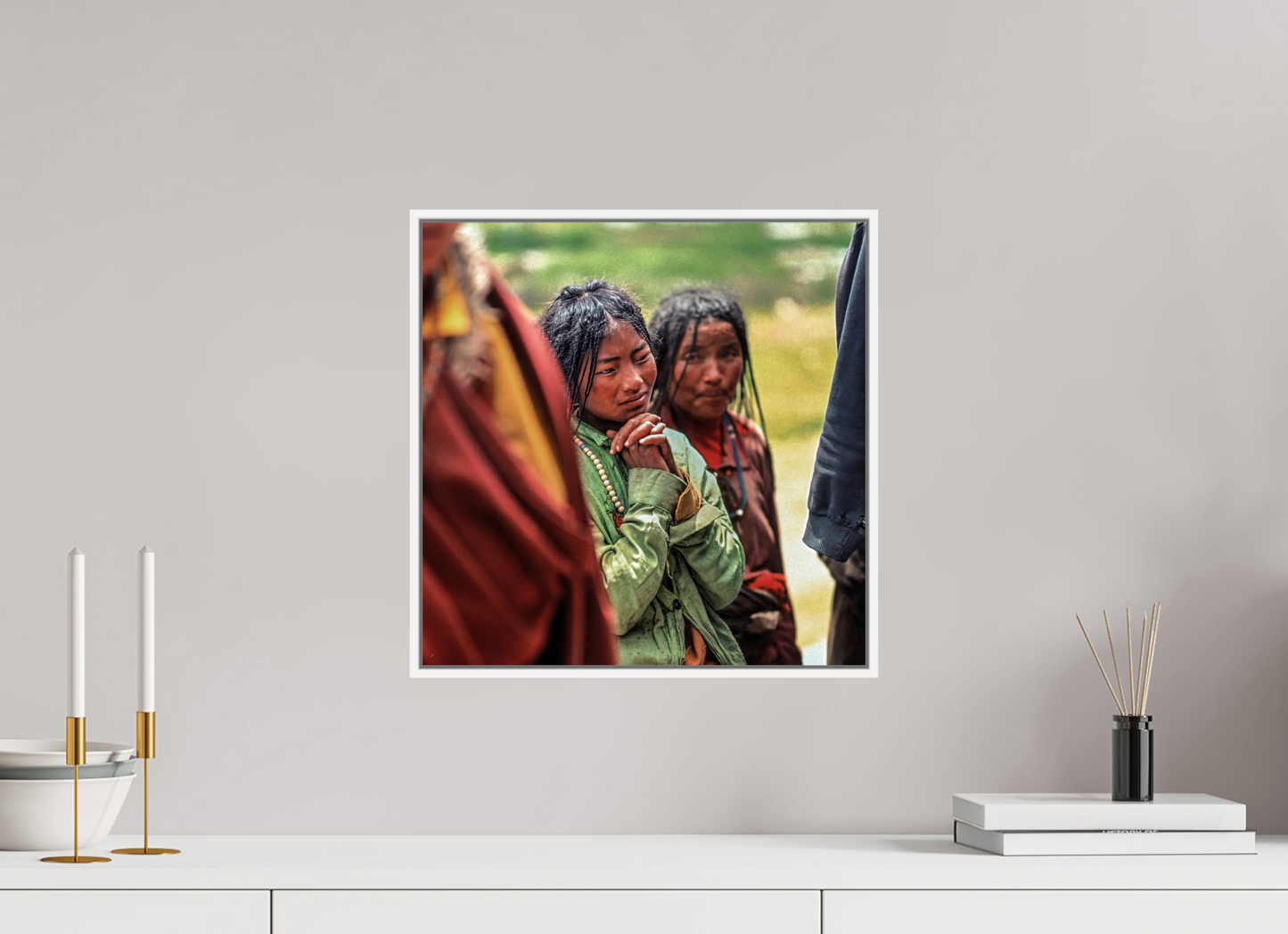 Tibetan Girl in Green Jacket
