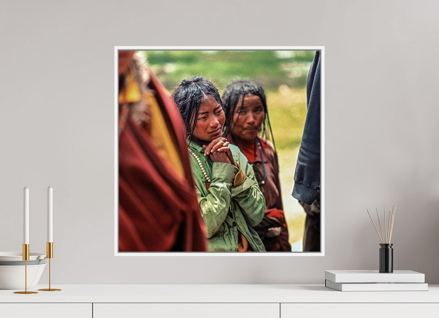 Tibetan Girl in Green Jacket
