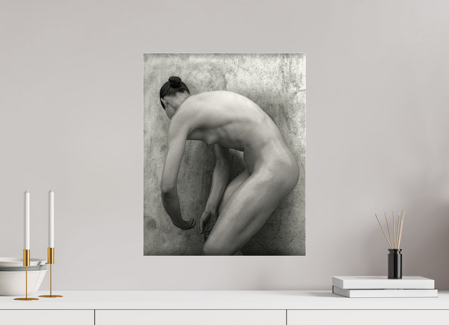 16 x 20″, Frameless Acrylic Glass Nude 60