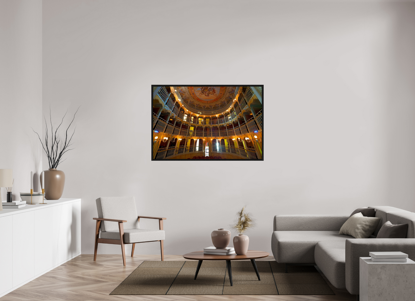 54 x 36″, Floater Frame Palazzo Dei Consoli Theatre France