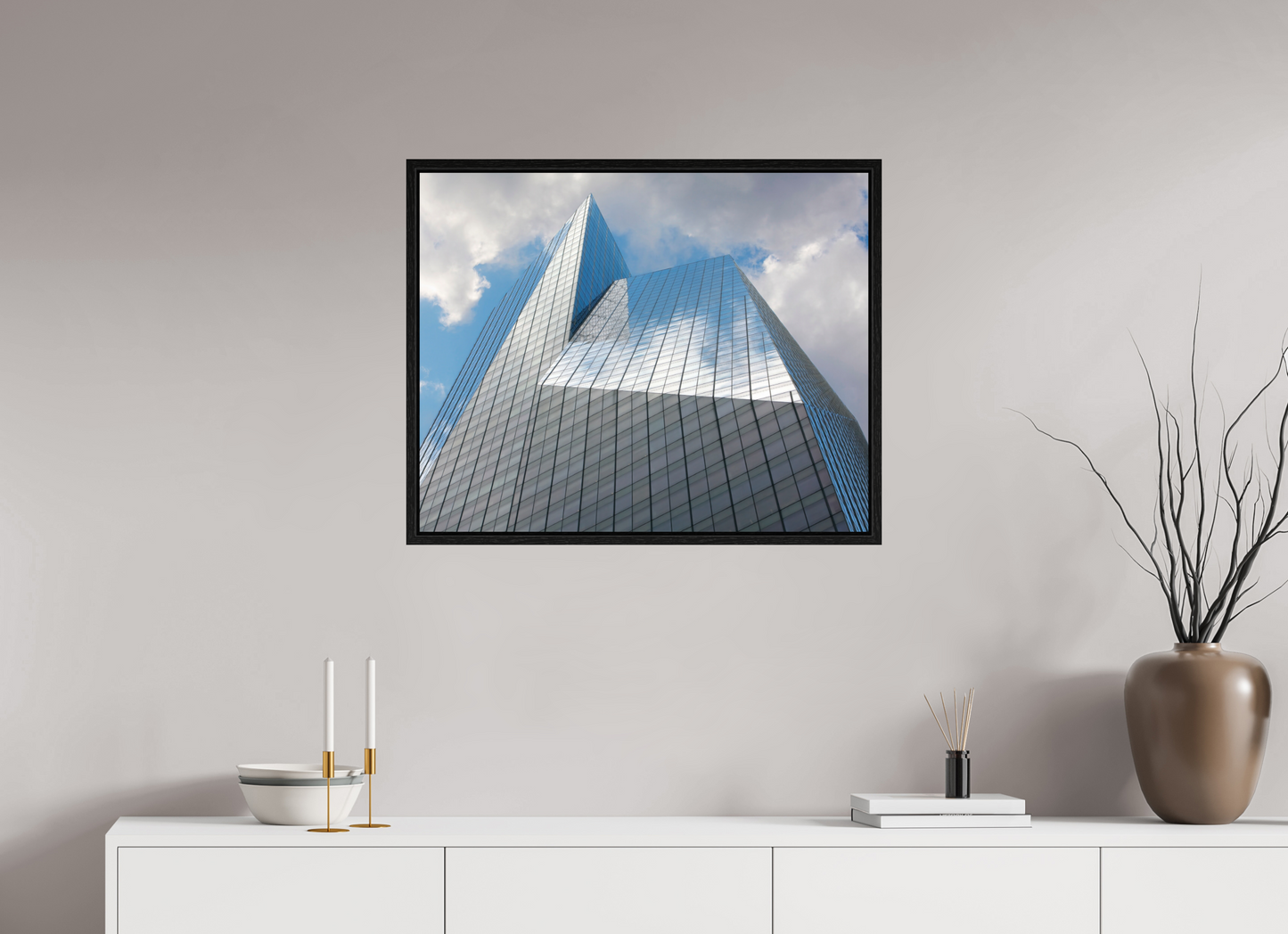 30 x 24″, Floater Frame Bank of America Tower