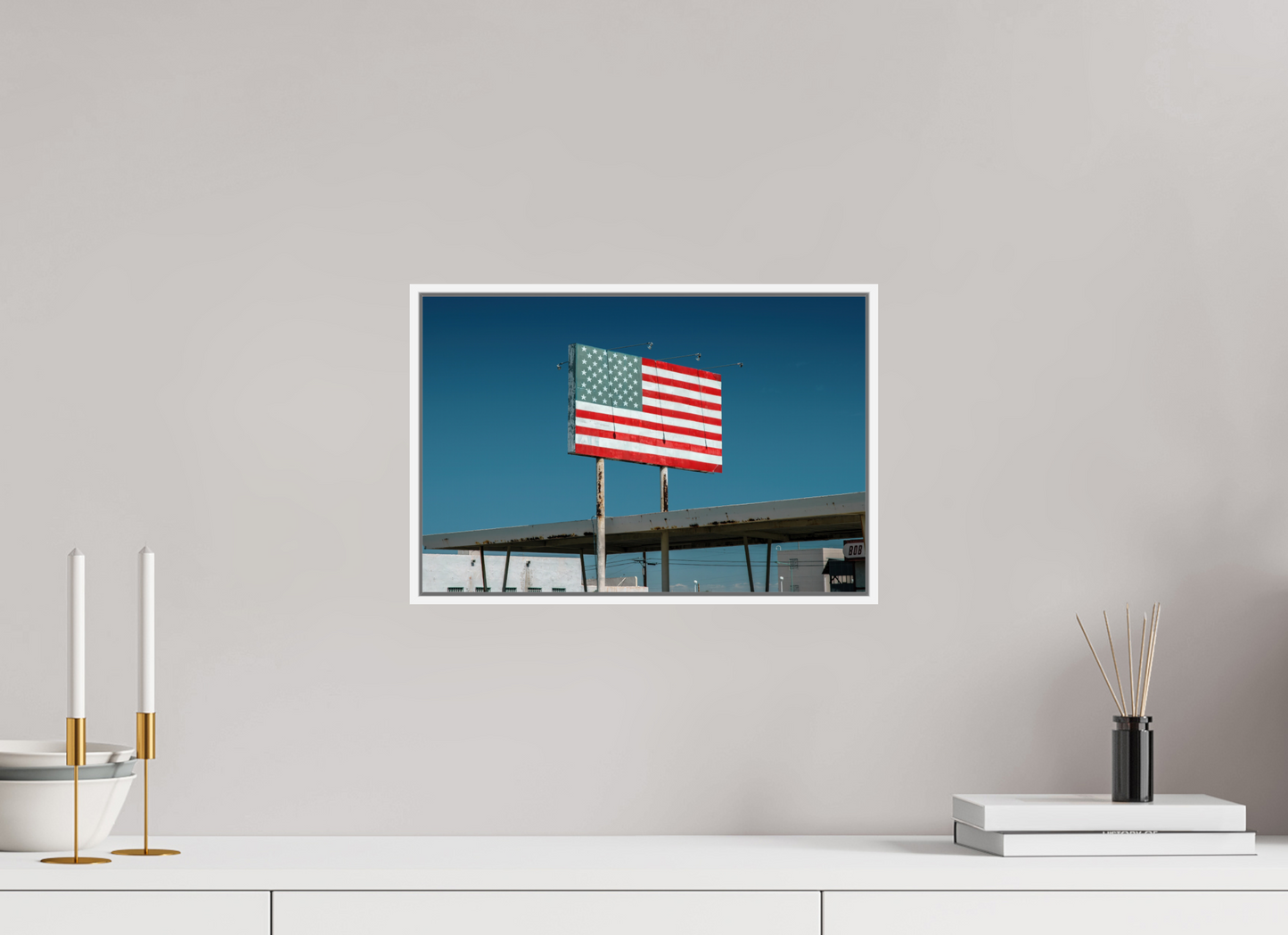 USA Flag Sign