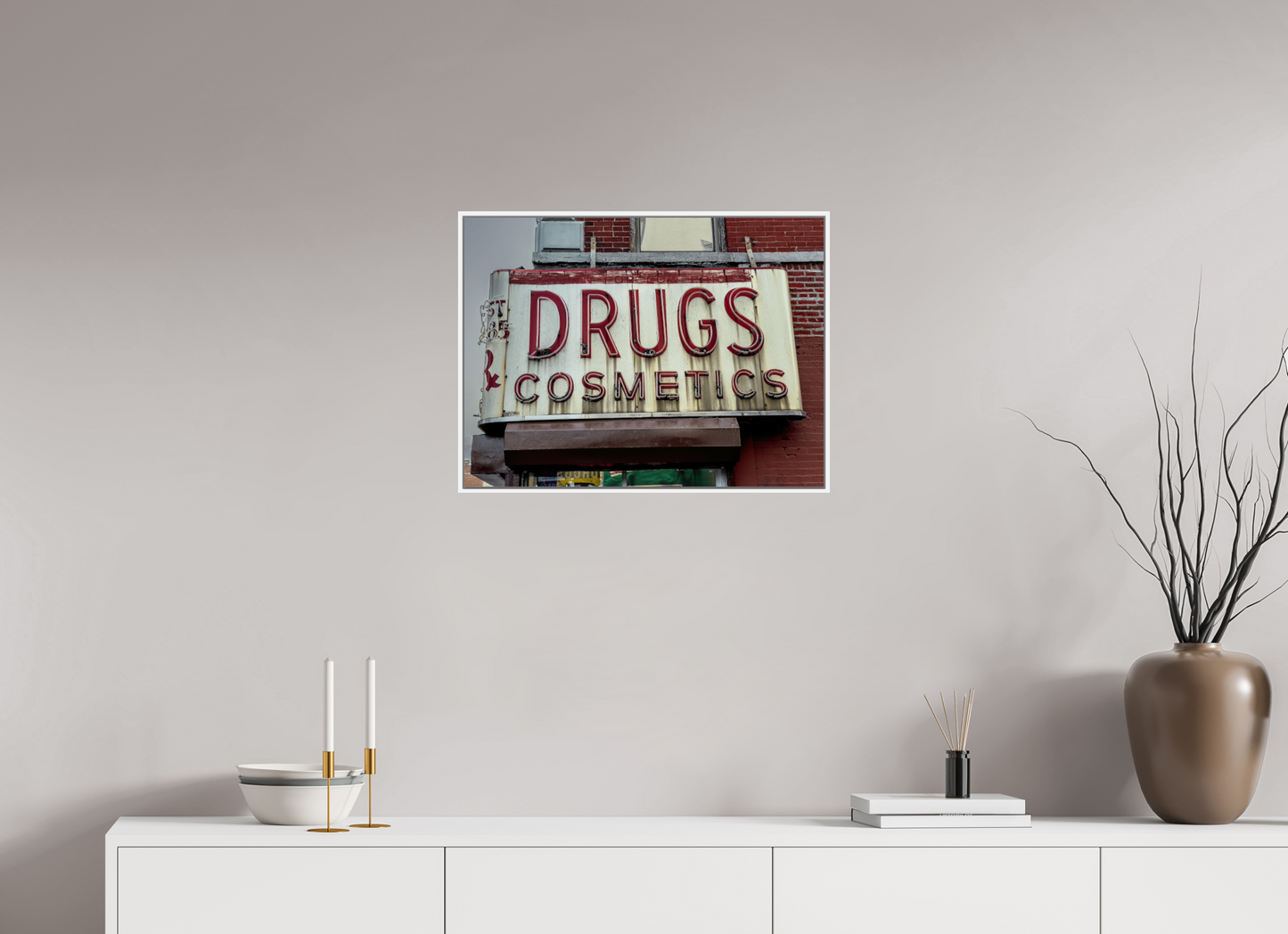 Drug Cosmetics Sign