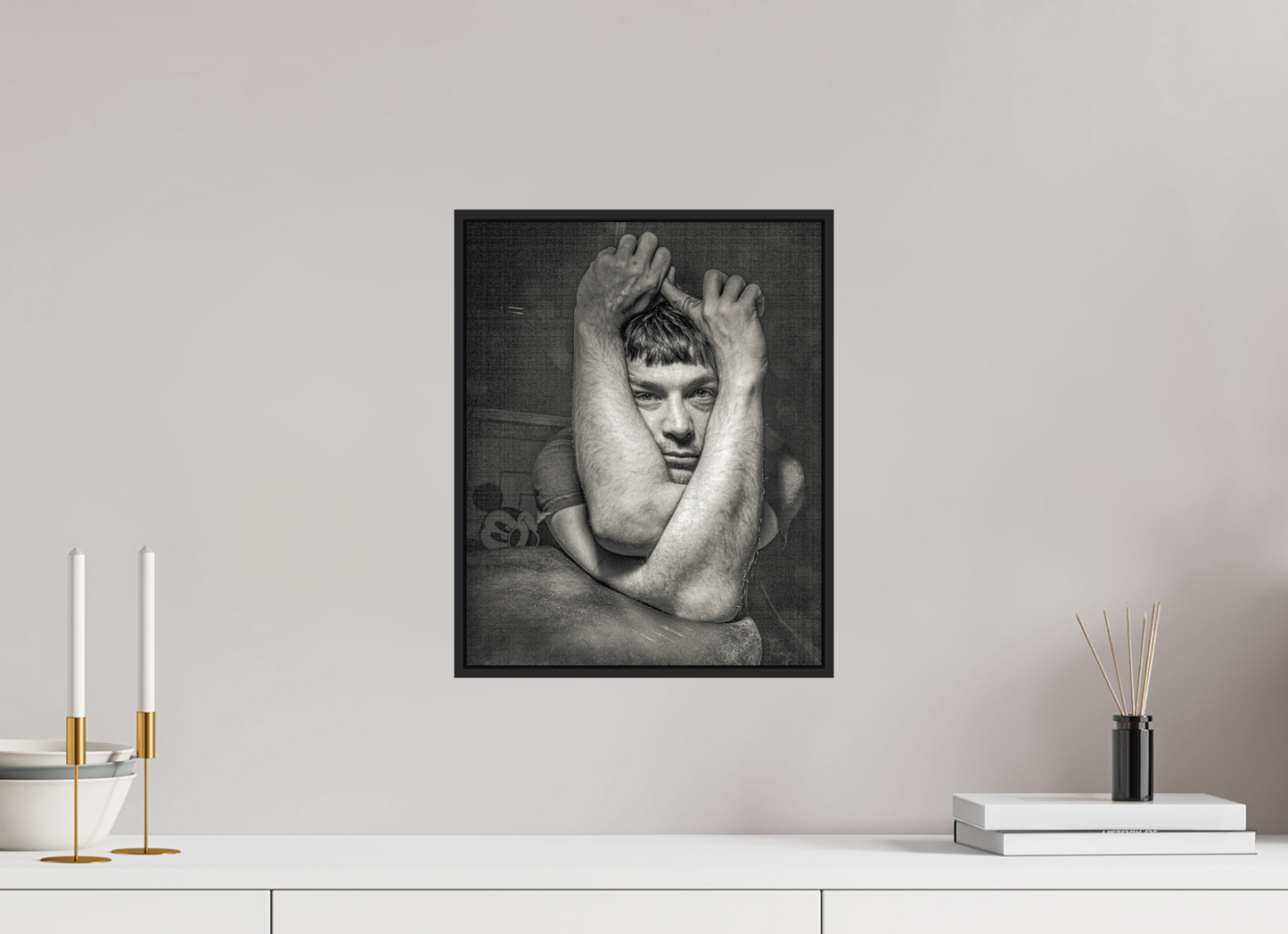 Michael Alig with Mickey Mouse