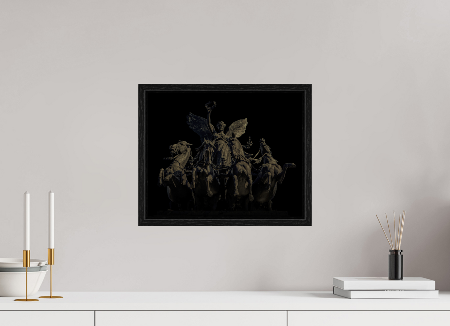 15 x 12″, Floater Frame Wellington Arch