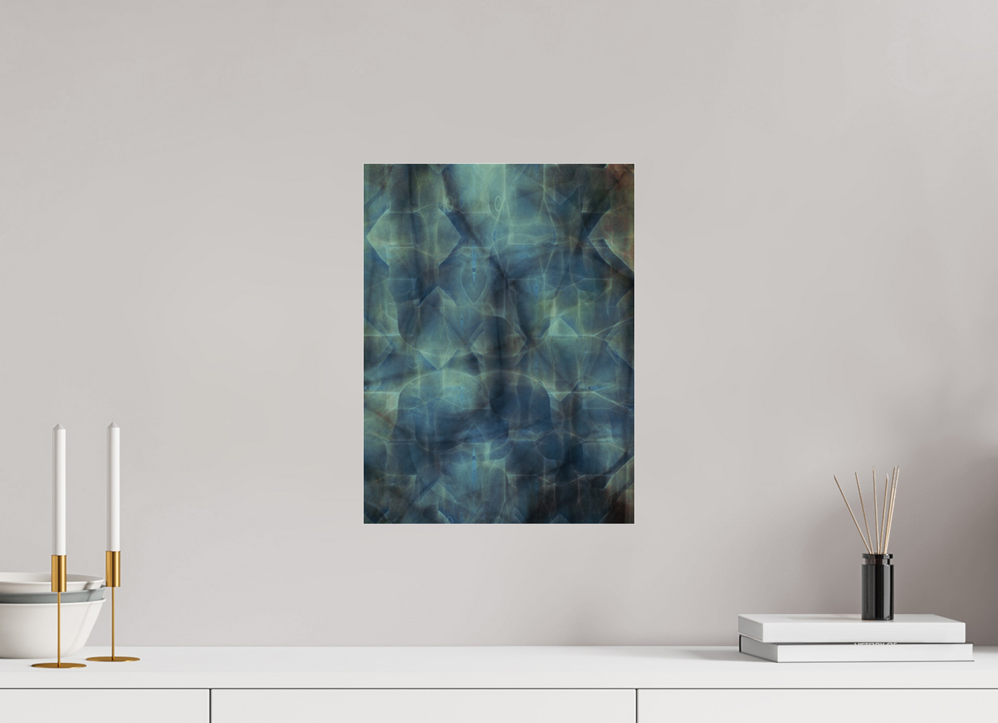 12 x 16″, Frameless Acrylic Glass Abstract No 308