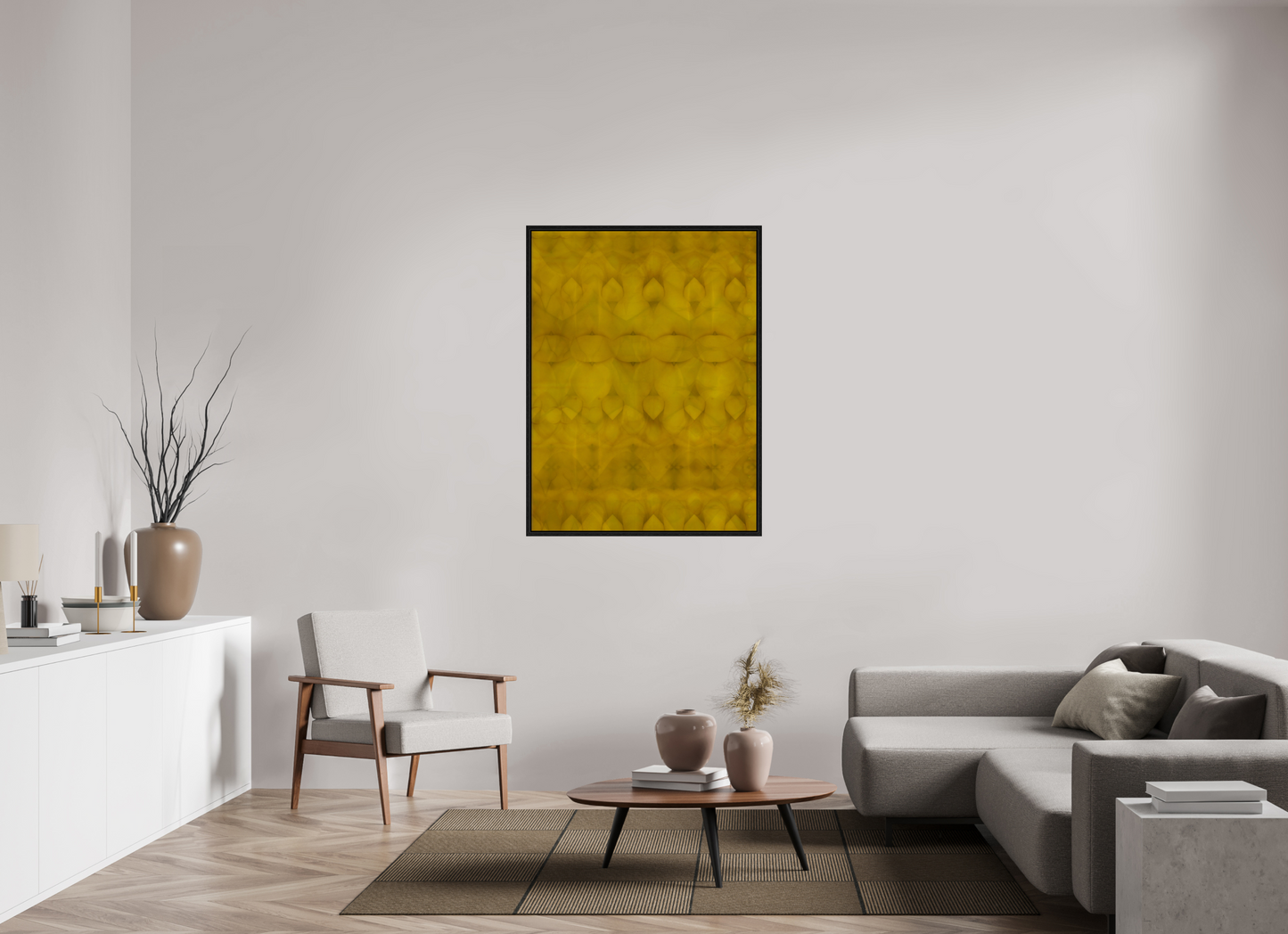 36 x 48″, Floater Frame Abstract No 16