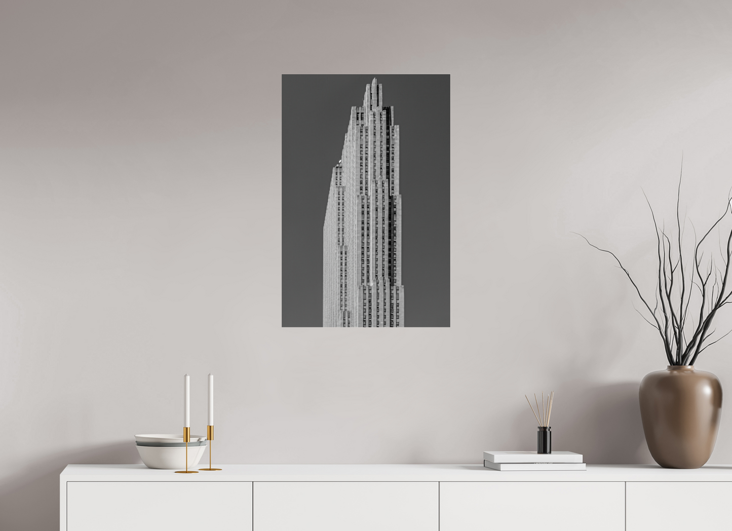 20 x 30″, Frameless Acrylic Glass Rockefeller Center