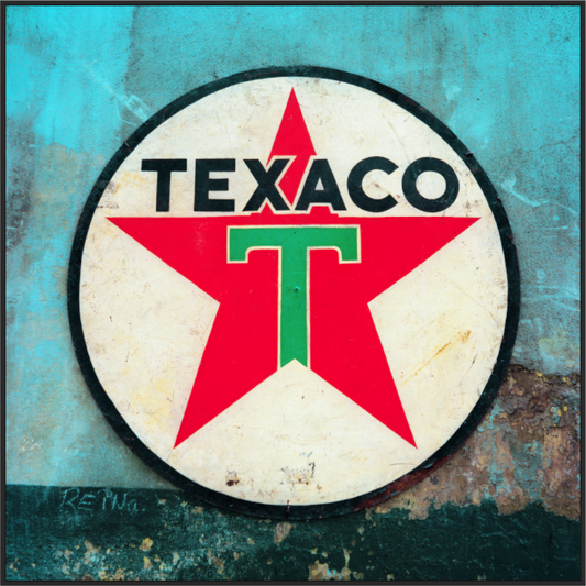 Texaco Sign Cuba