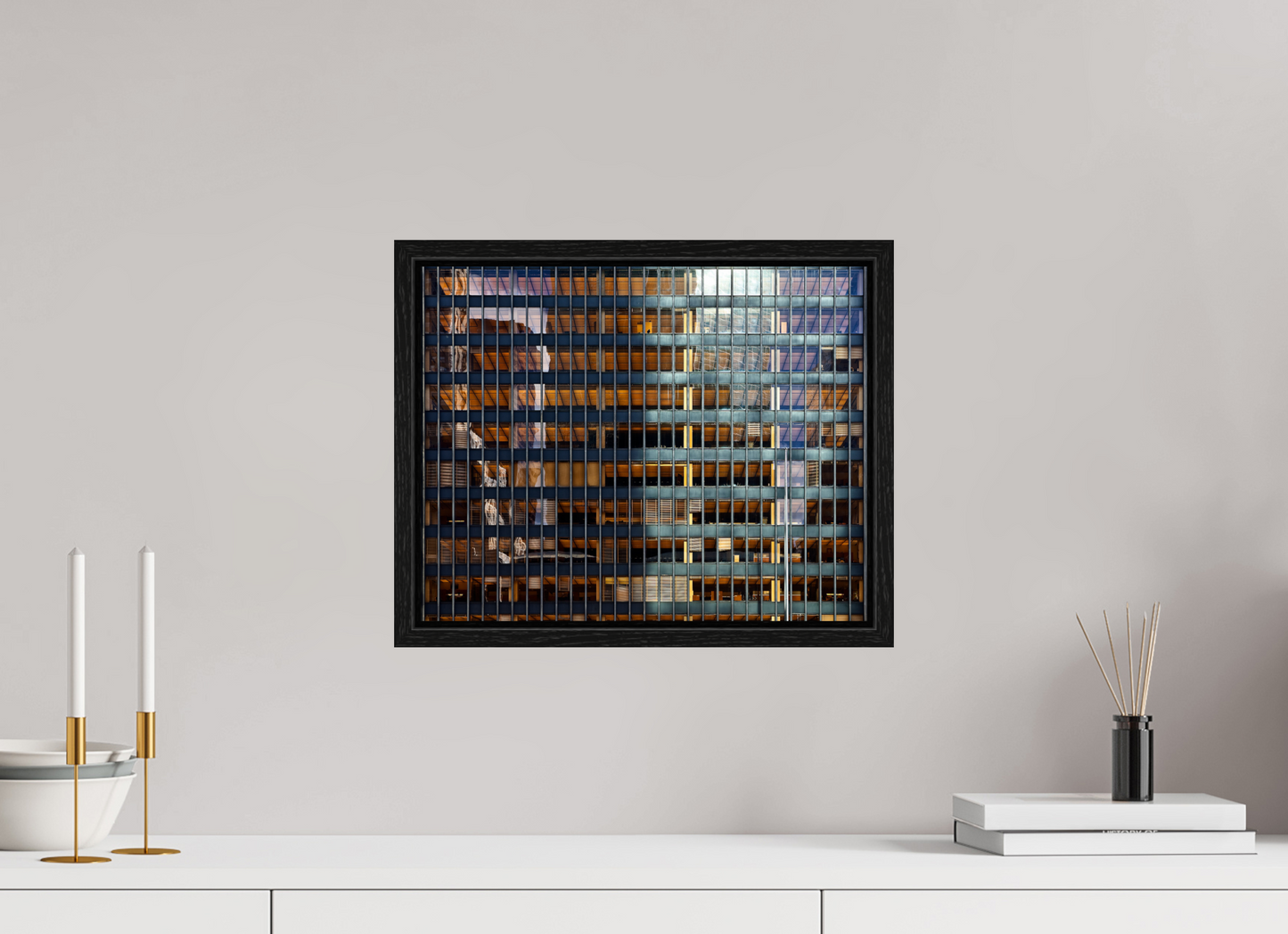 15.1 x 12″, Floater Frame Seagram Building