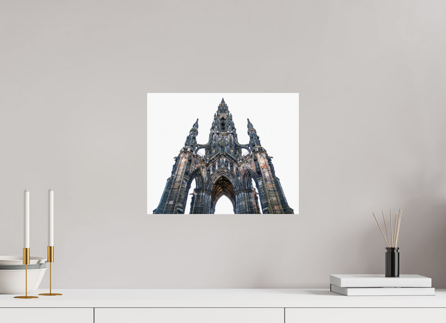 15 x 12″, Frameless Acrylic Glass The Scott Monument